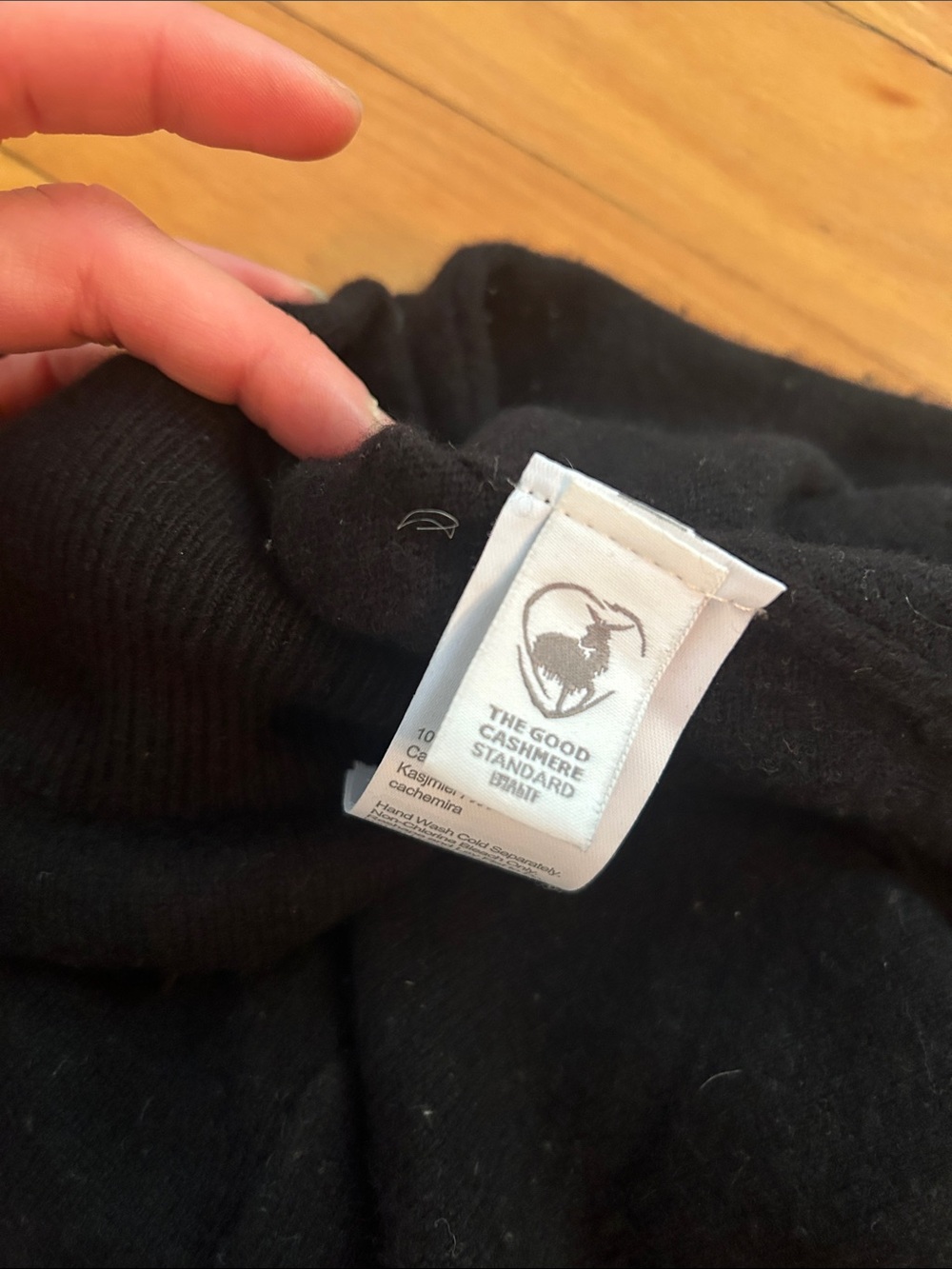 J. Crew Black Cashmere Polo Button Knit Sweater - Picture 5 of 6
